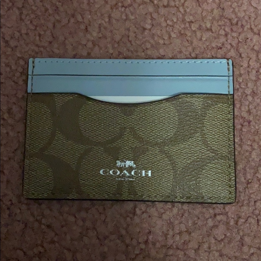 Coach card holder
